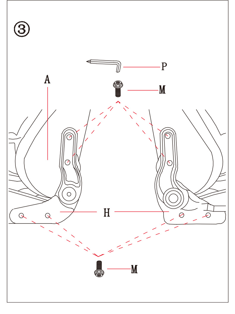  AULA Gaming Mouse F1029-UKR Adjustable Backrest Ergonomic Esports Chair(图4)