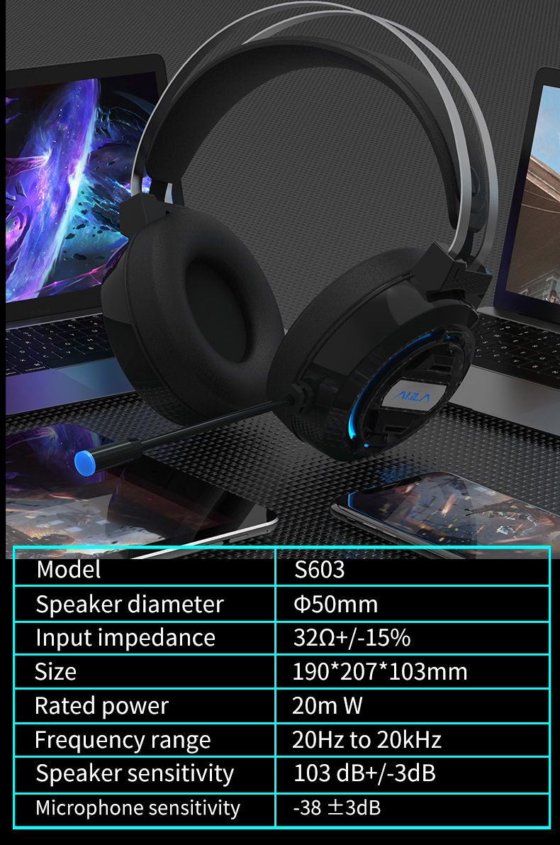 AULA S603 gaming headset(图8)