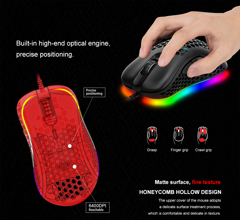 AULA F810 Wired Gaming Mouse(图2)