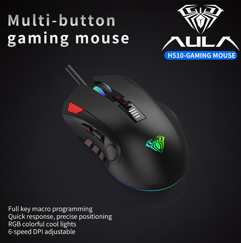 AULA H512 Wired Gaming Mouse(图1)