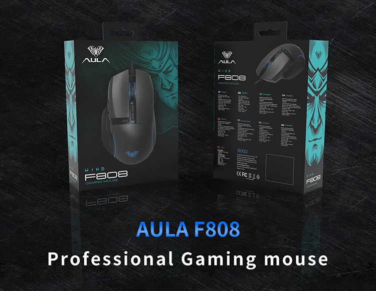 AULA F808 Wired Gaming Mouse(图1)
