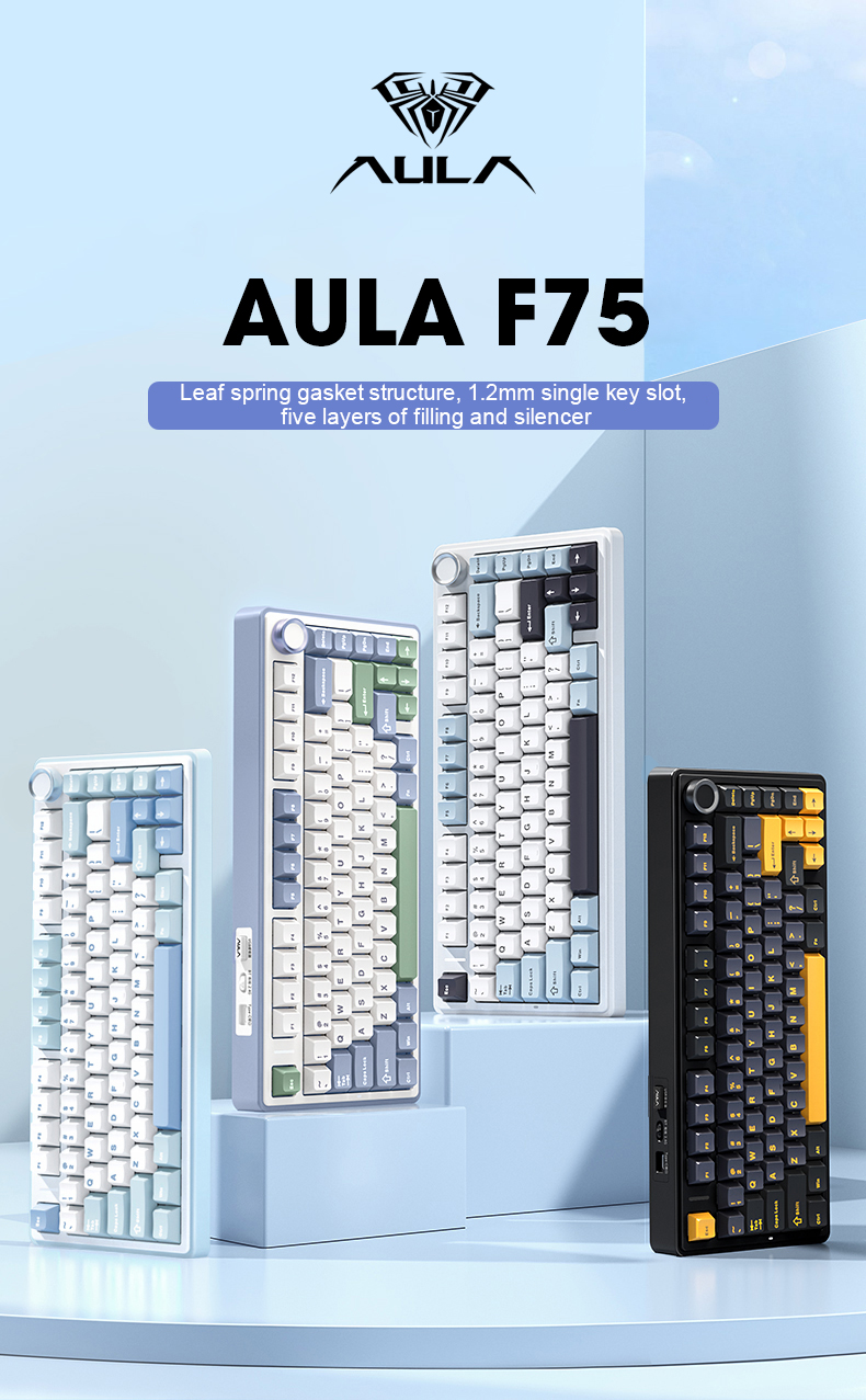 Unlock Your Potential: AULA F75 - Your Cost-Effective Solution for Mechanical Keyboards!(图1)