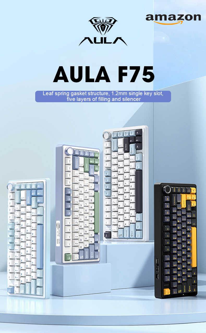 Amazons best-selling PC gaming keyboard, AULA brand accounts for 8 seats(图1)