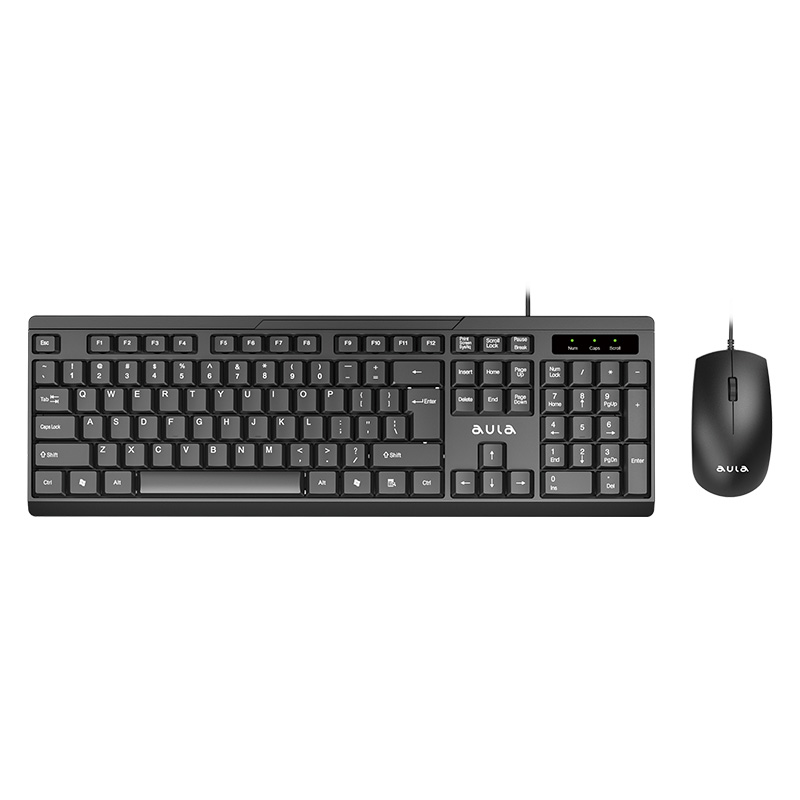 AULA AC101 Wired Keyboard and Mouse Comb