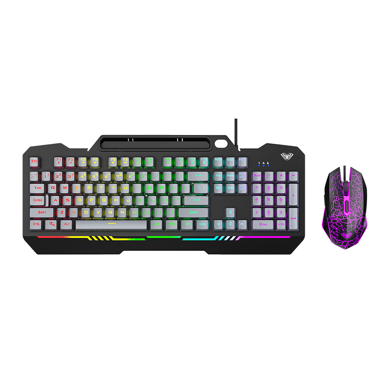 AULA T102 Wired Keyboard & Mouse Com