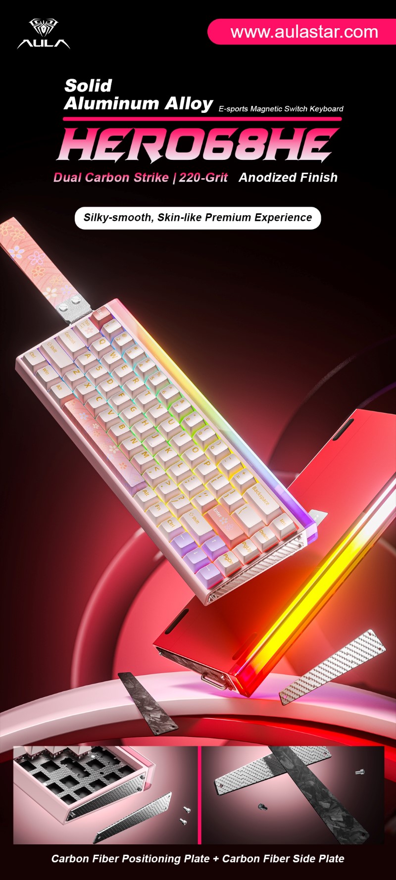 New Release | HERO68HE Gaming Magnetic Switch Keyboard(图8)