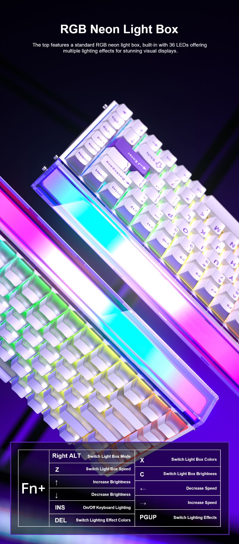 AULA HERO 84 Magnetic Switch Keyboard(图4)