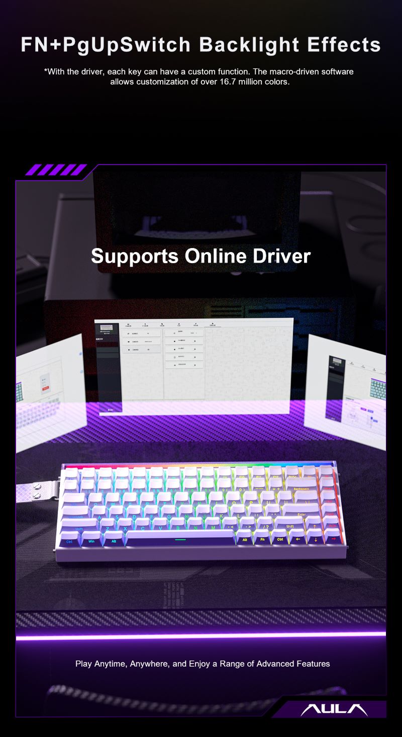 AULA HERO 84 Magnetic Switch Keyboard(图12)