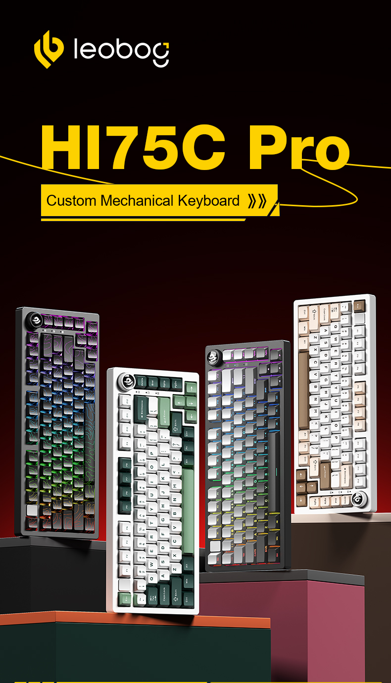 LEOBOG Hi75C Pro Wired Mechanical Keyboard(图1)