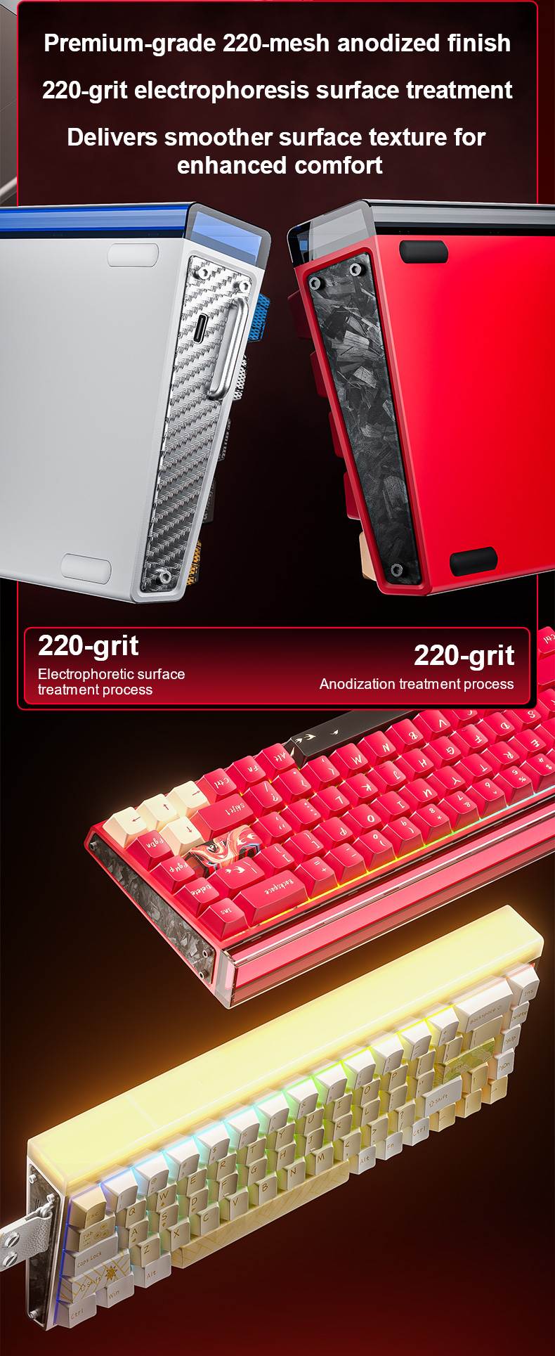 AULA HERO 68 HE Ultra Magnetic Switch Keyboard(图4)