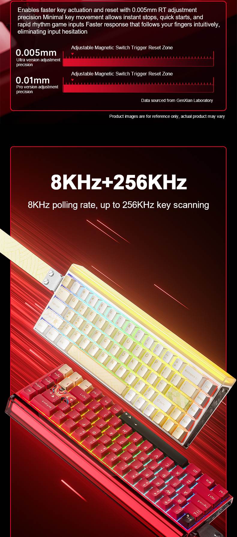 AULA HERO 68 HE Ultra Magnetic Switch Keyboard(图6)