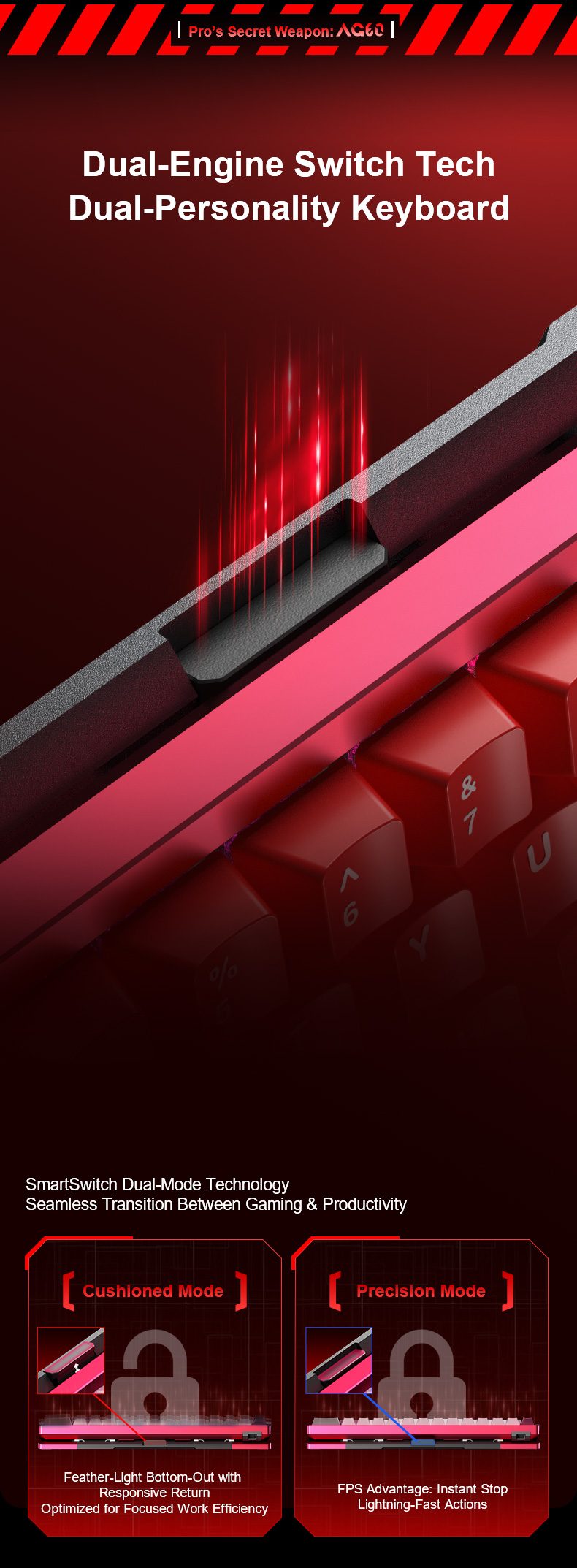 AULA AG60 Magnetic Switch Keyboard(图3)