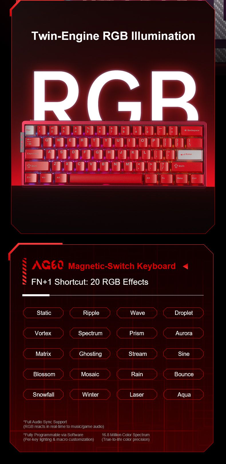 AULA AG60 Magnetic Switch Keyboard(图8)