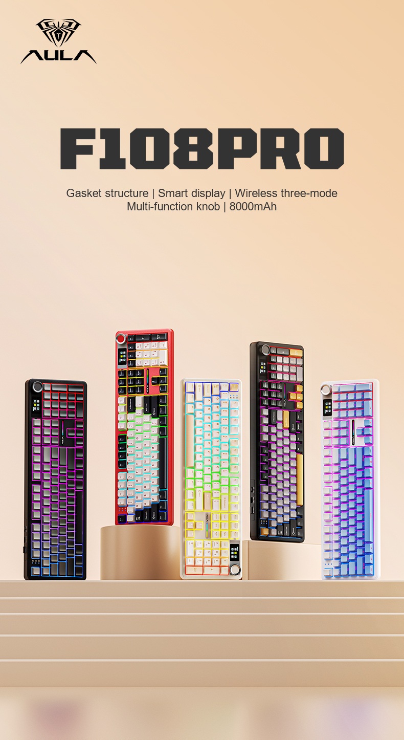 AULA F108PRO Mechanical Keyboard(图1)