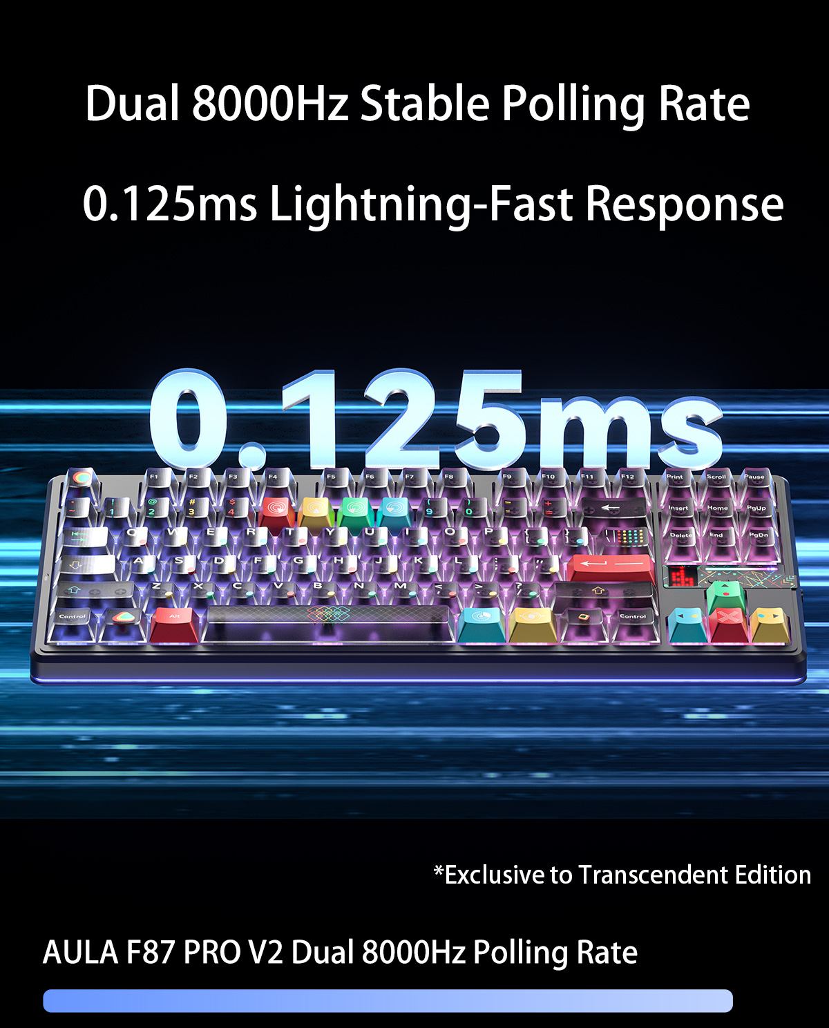 AULA F87PRO V2 Gasket Mechanical Keyboard(图6) AULA F87PRO V2 Gasket Mechanical Keyboard(图6)