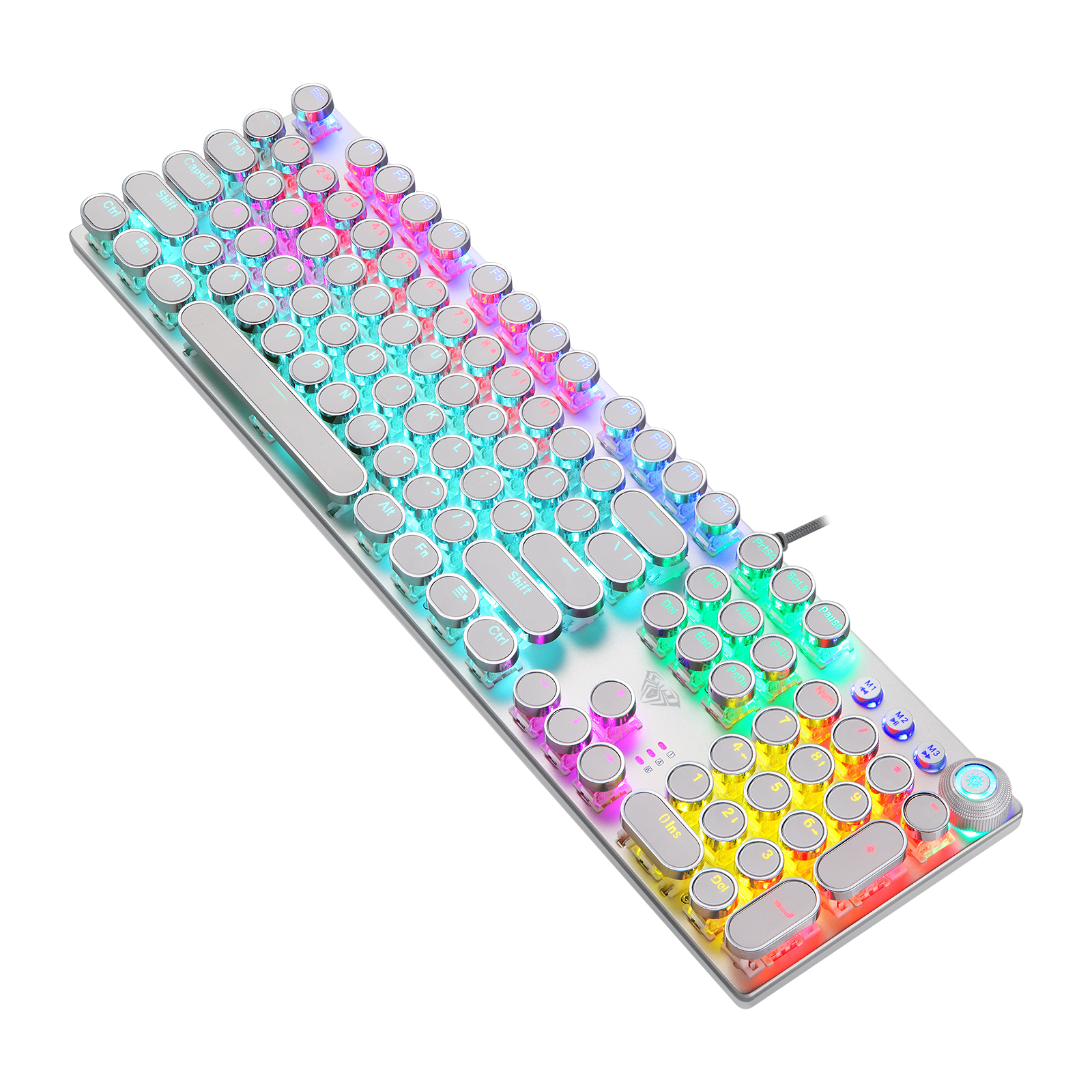 AULA F2088 Mechanical Gaming Keyboard — Where Cyberpunk Design Meets Precision Performance(图2)