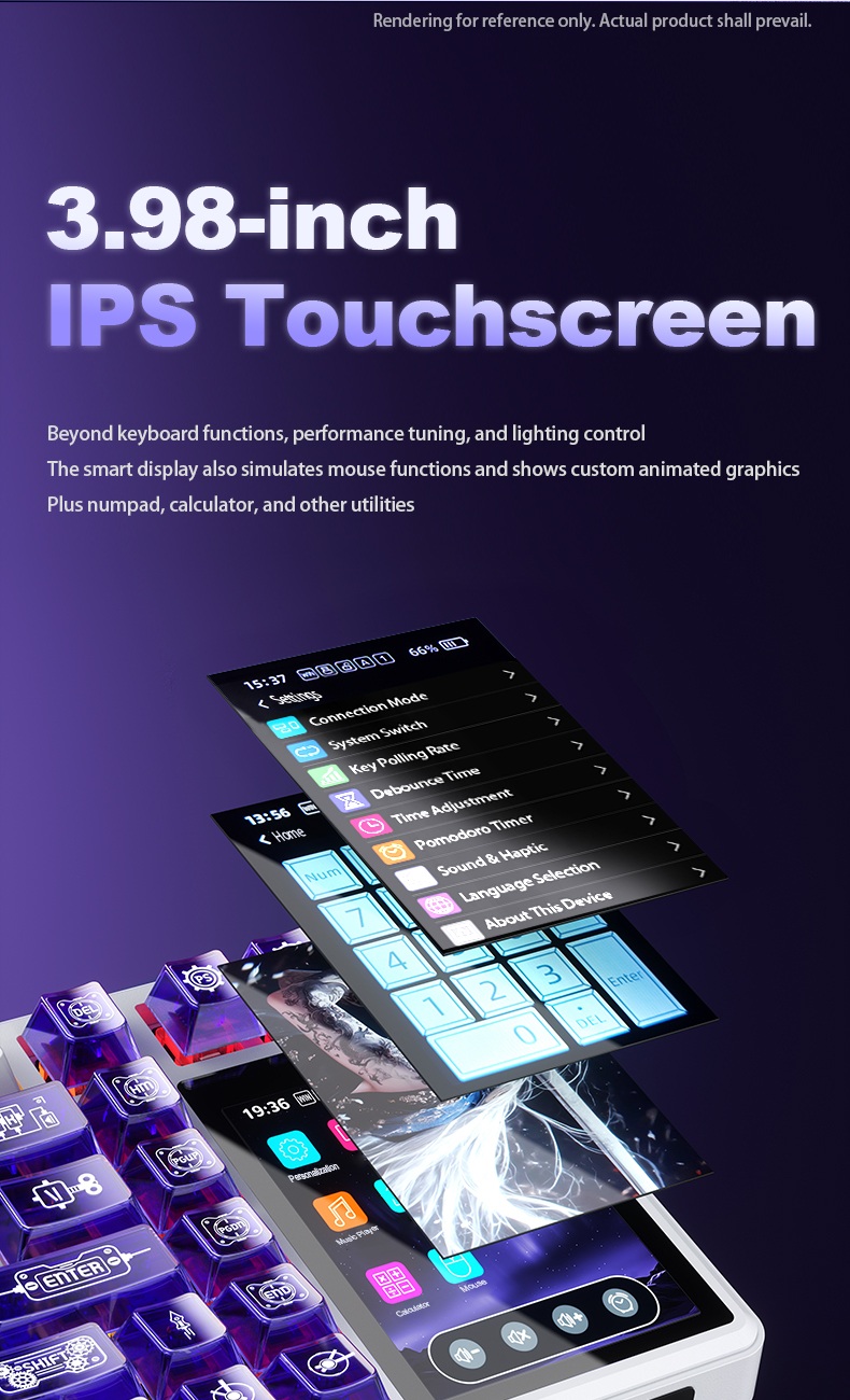 AULA L99 Smart Custom Mechanical Keyboard(图5) AULA L99 Smart Custom Mechanical Keyboard(图5)