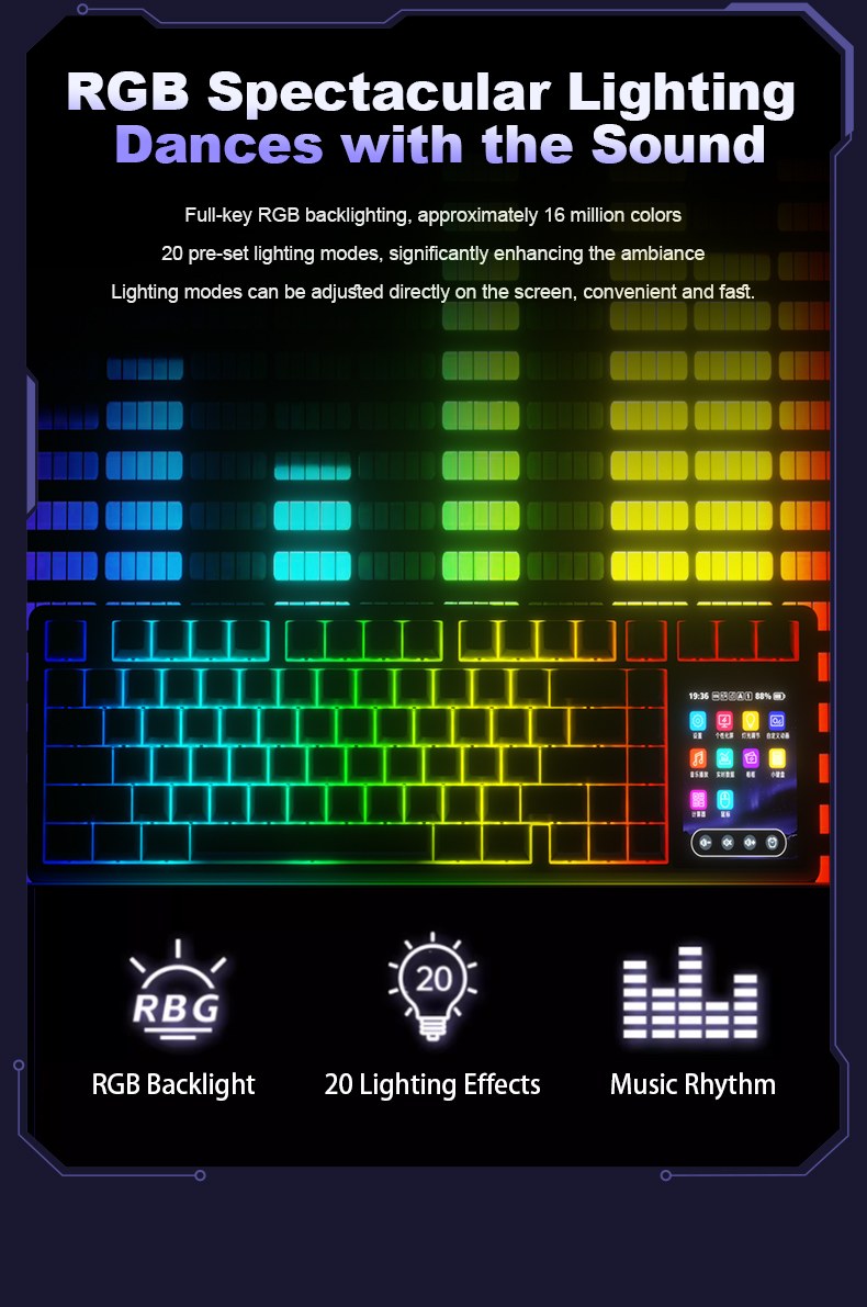 AULA L99 Smart Custom Mechanical Keyboard(图14) AULA L99 Smart Custom Mechanical Keyboard(图14)