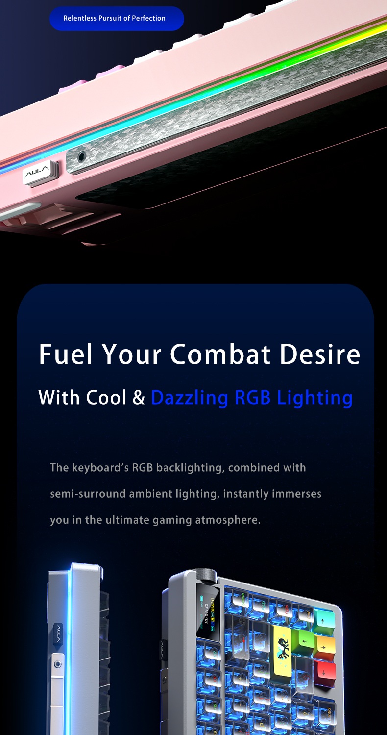 AULA NOVA75 Smart Custom Mechanical Keyboard(图4)