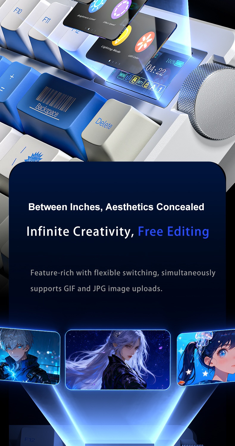 AULA NOVA75 Smart Custom Mechanical Keyboard(图6)