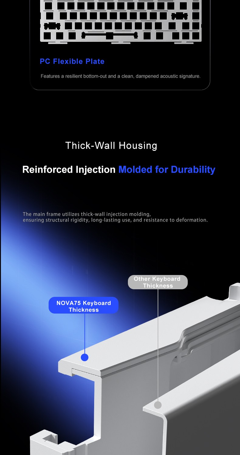 AULA NOVA75 Smart Custom Mechanical Keyboard(图10)