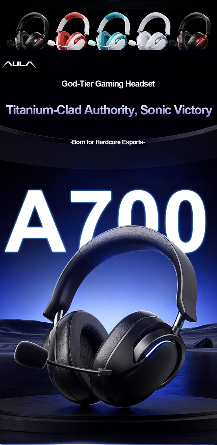 AULA A700 Wireless Gaming Headset(图3) AULA A700 Wireless Gaming Headset(图3)