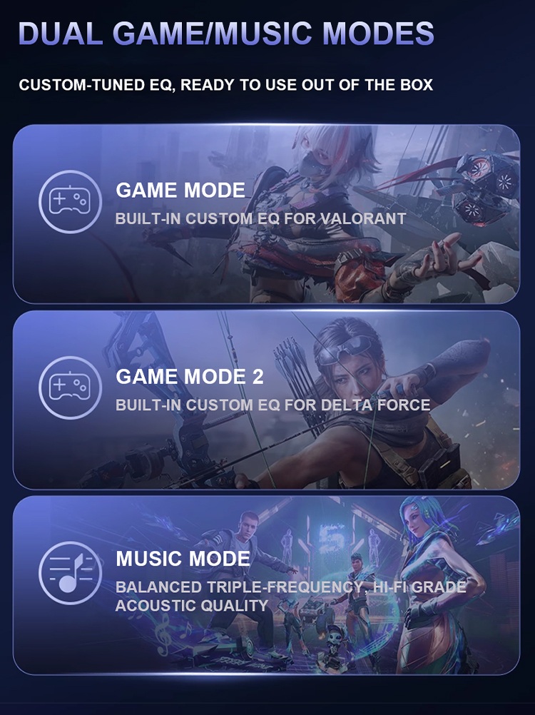 AULA A700 Wireless Gaming Headset(图9) AULA A700 Wireless Gaming Headset(图9)