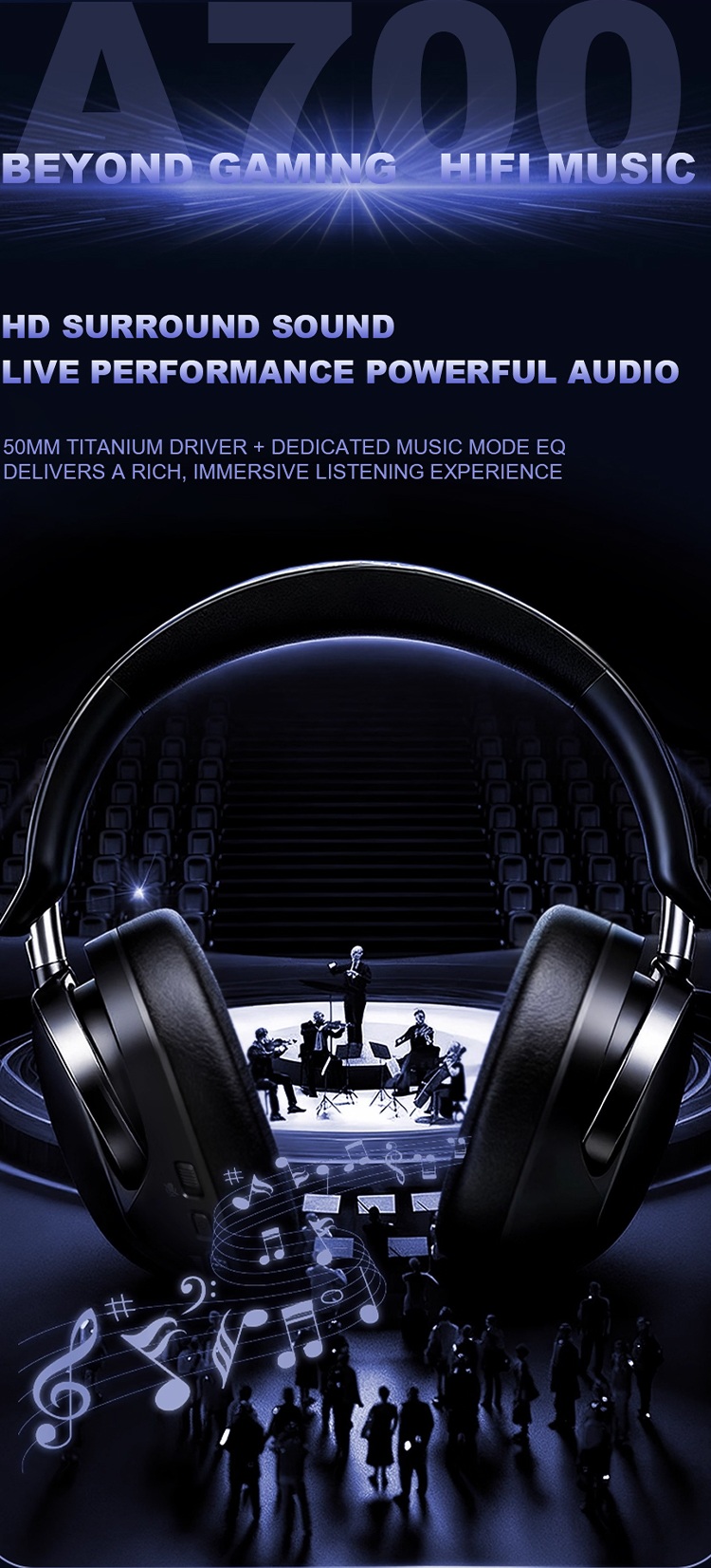 AULA A700 Wireless Gaming Headset(图22) AULA A700 Wireless Gaming Headset(图22)