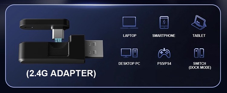 AULA A700 Wireless Gaming Headset(图15) AULA A700 Wireless Gaming Headset(图15)