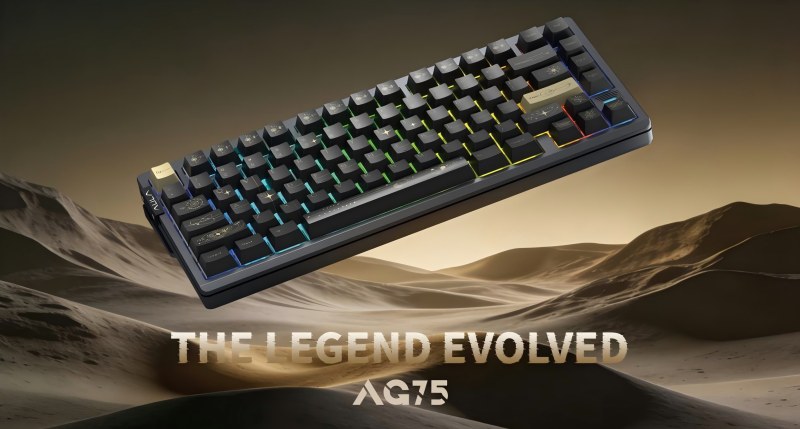 THE LEGEND EVOLVED AULA Introduces the AG75 — Redefining the Mechanical Keyboard Experience(图1)