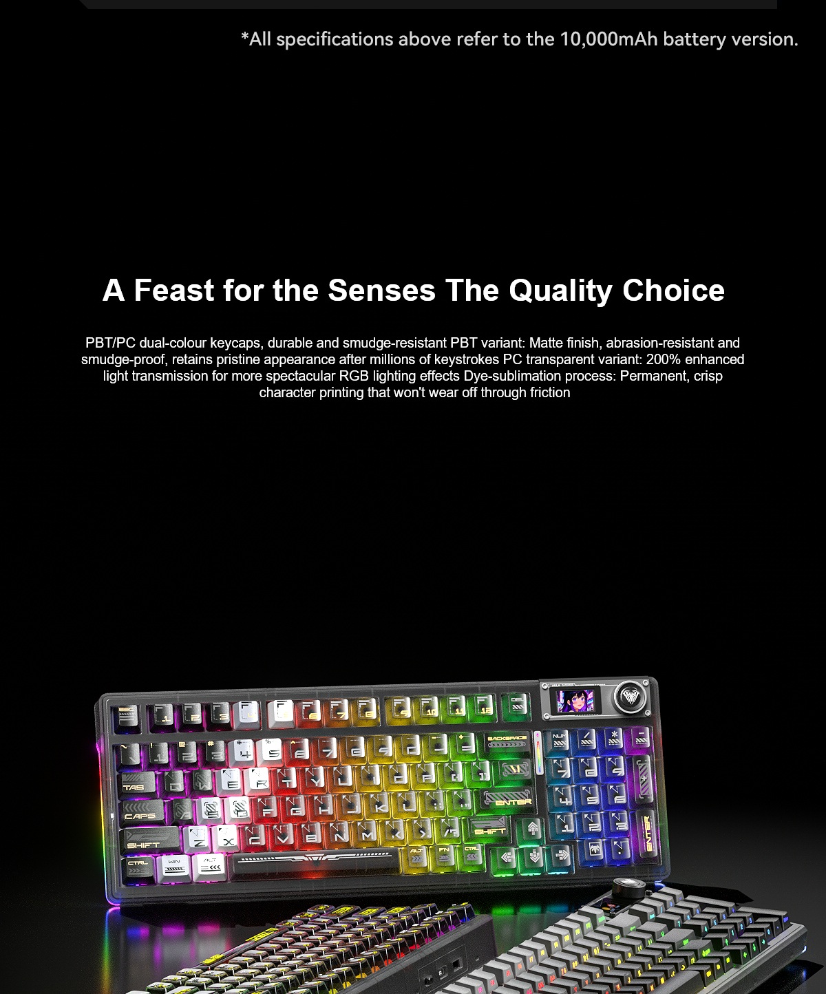 AULA F98PRO V3 Tri-Mode Smart Screen Customizable Keyboard(图18)