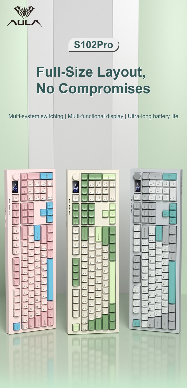 AULA S102 PRO Mechanical Keyboard(图1)