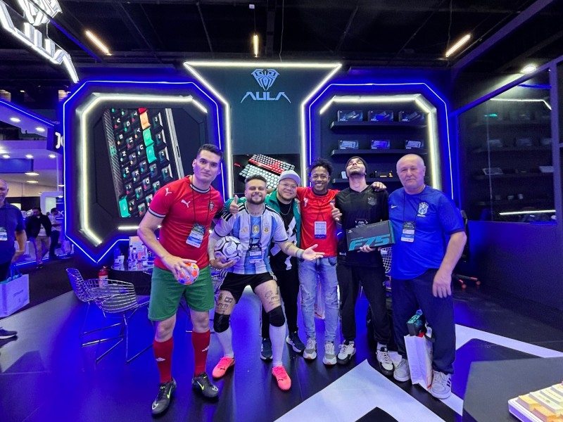 AULA Booth Explodes at ELETROLAR SHOW 2026 Kick-Off Day in São Paulo(图1)