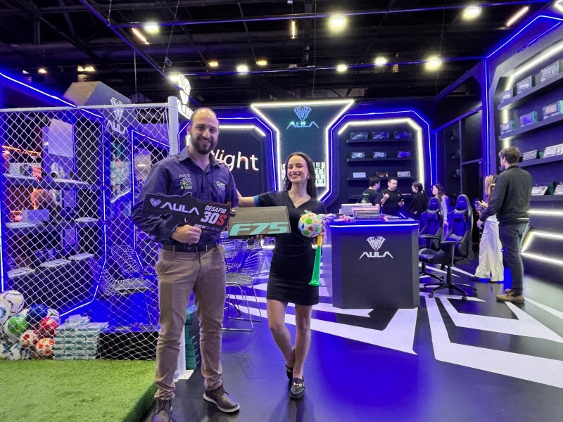 AULA Booth Explodes at ELETROLAR SHOW 2026 Kick-Off Day in São Paulo(图3)