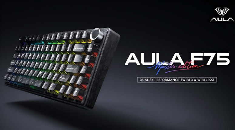 AULA F75 MASTER EDITION: Dual 8K Performance Meets Forged Carbon Fiber Craftsmanship