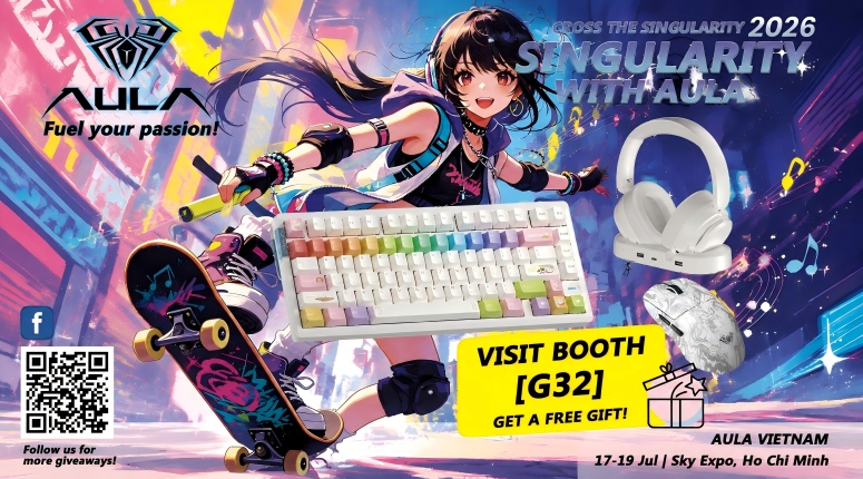 AULA Vietnam Is Heading to Hobby Horizon Singularity 2026 with Latest Gaming Gear