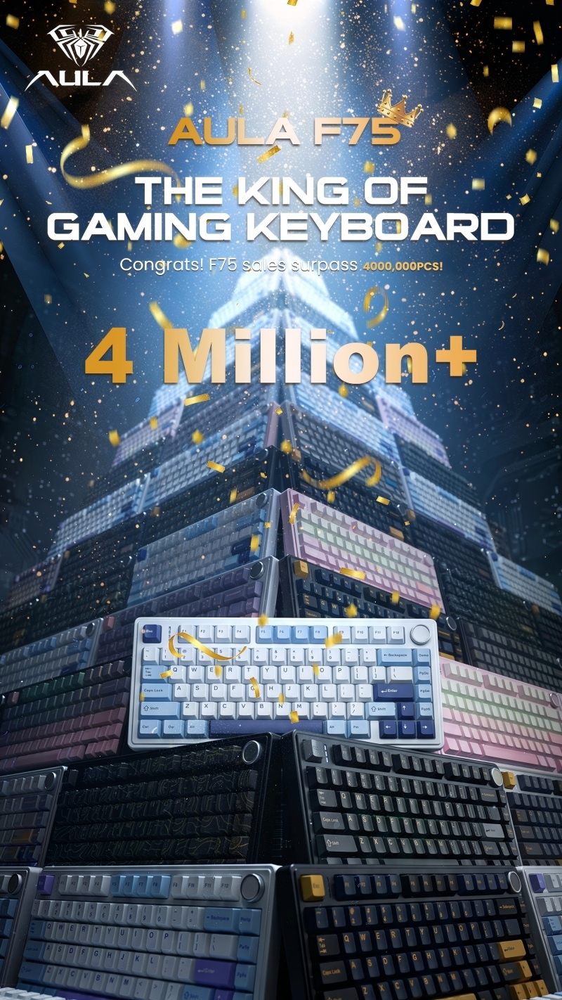 AULA F75 Master Edition: When a Classic 75% Mechanical Keyboard Reaches the Next Level(图1)