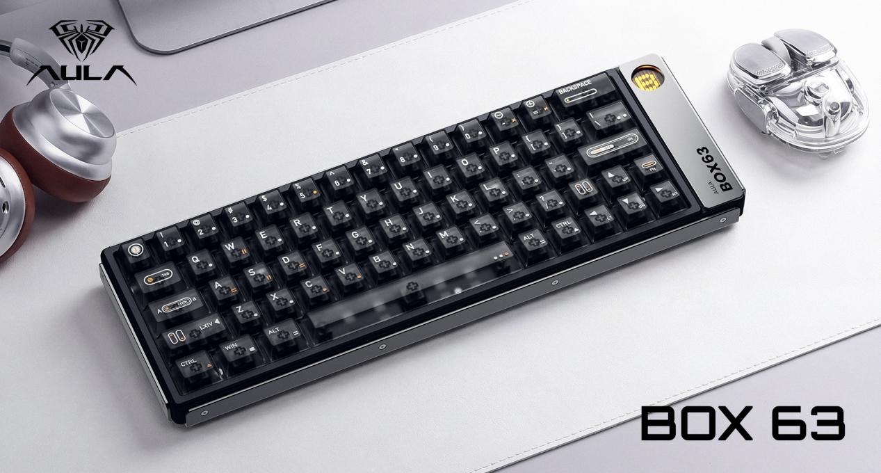 AULA BOX63: A Compact Flagship Gaming Keyboard Built for Modern Setups(图2)