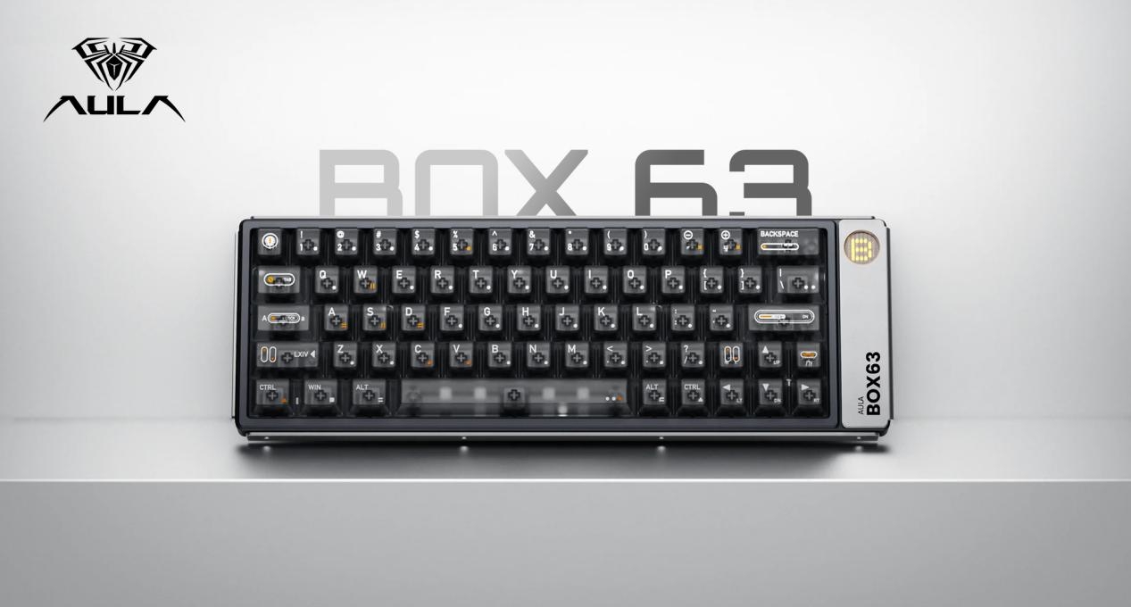 AULA BOX63: A Compact Flagship Gaming Keyboard Built for Modern Setups(图1)