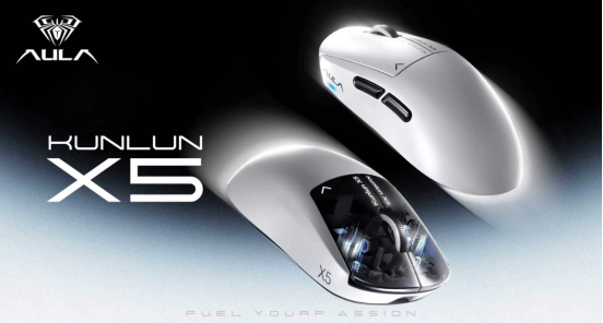 AULA KUNLUN X5 Wireless Gaming Mouse: Built for Faster Decisions and Better Control(图1)