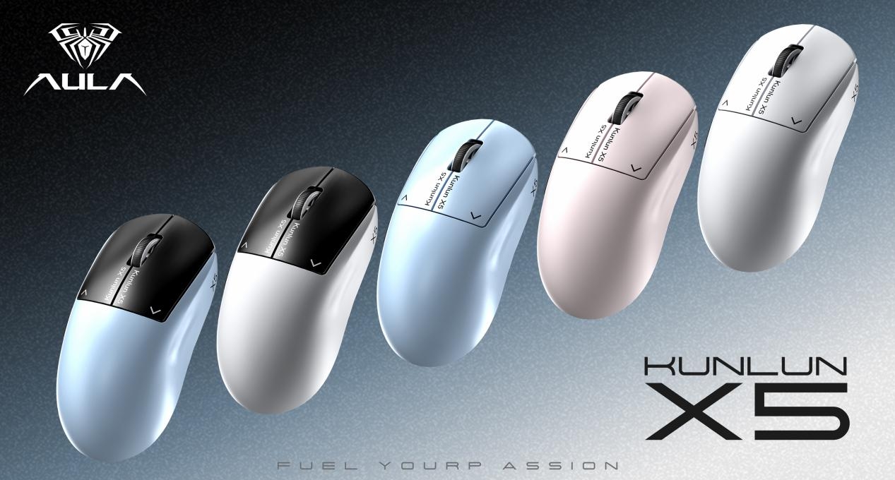 AULA X5 Wireless Gaming Mouse: A Connection That Adapts. A Click You Can Feel.(图1)