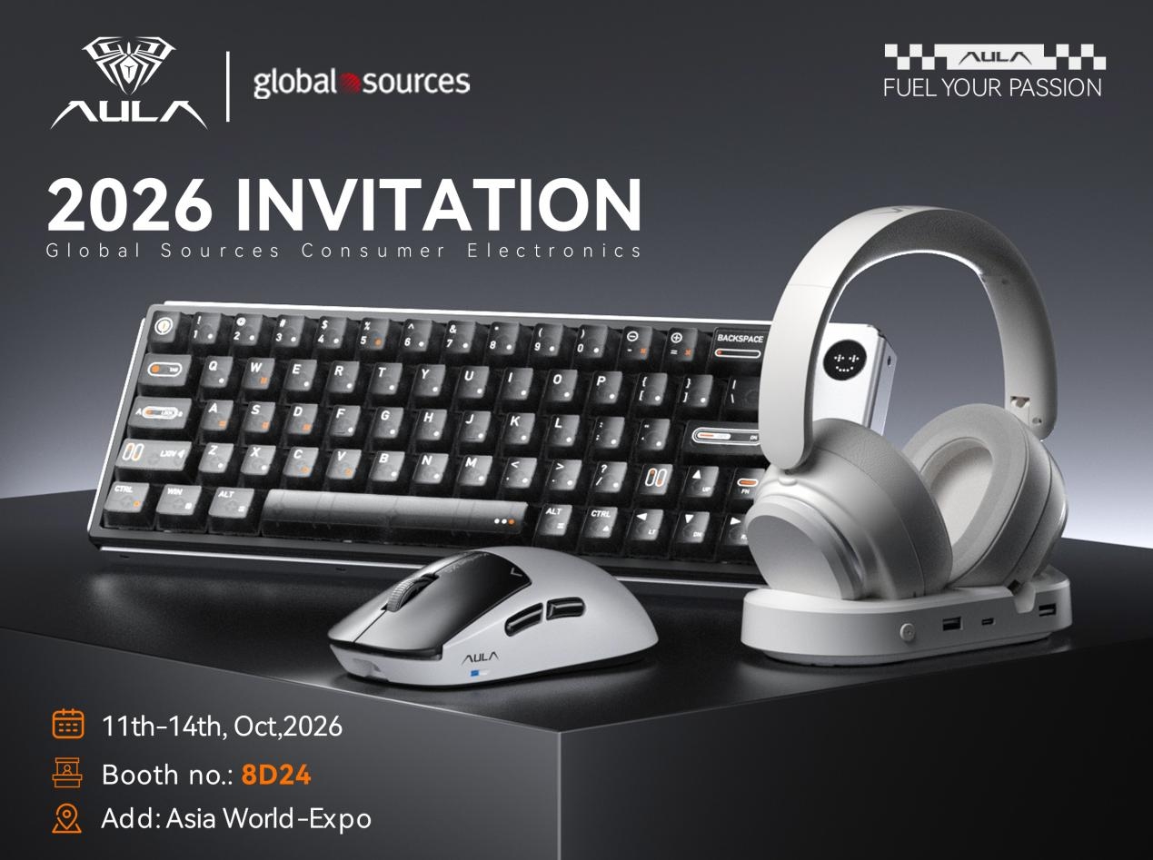 AULA at Global Sources Autumn Exhibition 2026 | Hong Kong(图1)