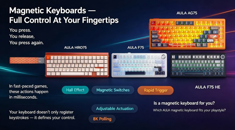 Is a Hall Effect Keyboard Right for You? A Guide to Choosing Your AULA Magnetic Keyboard