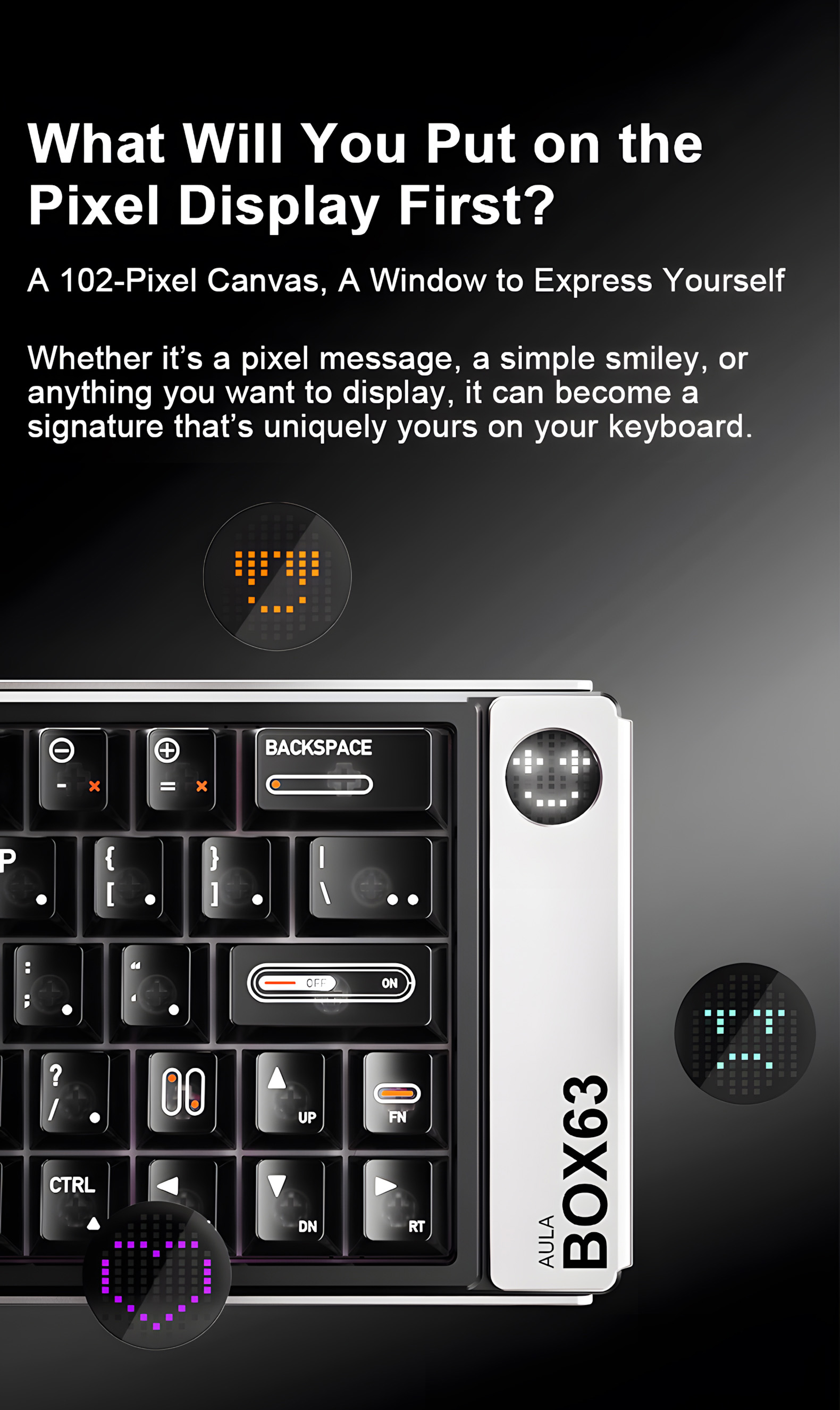 AULA BOX63 Magnetic Switch Keyboard(图11)