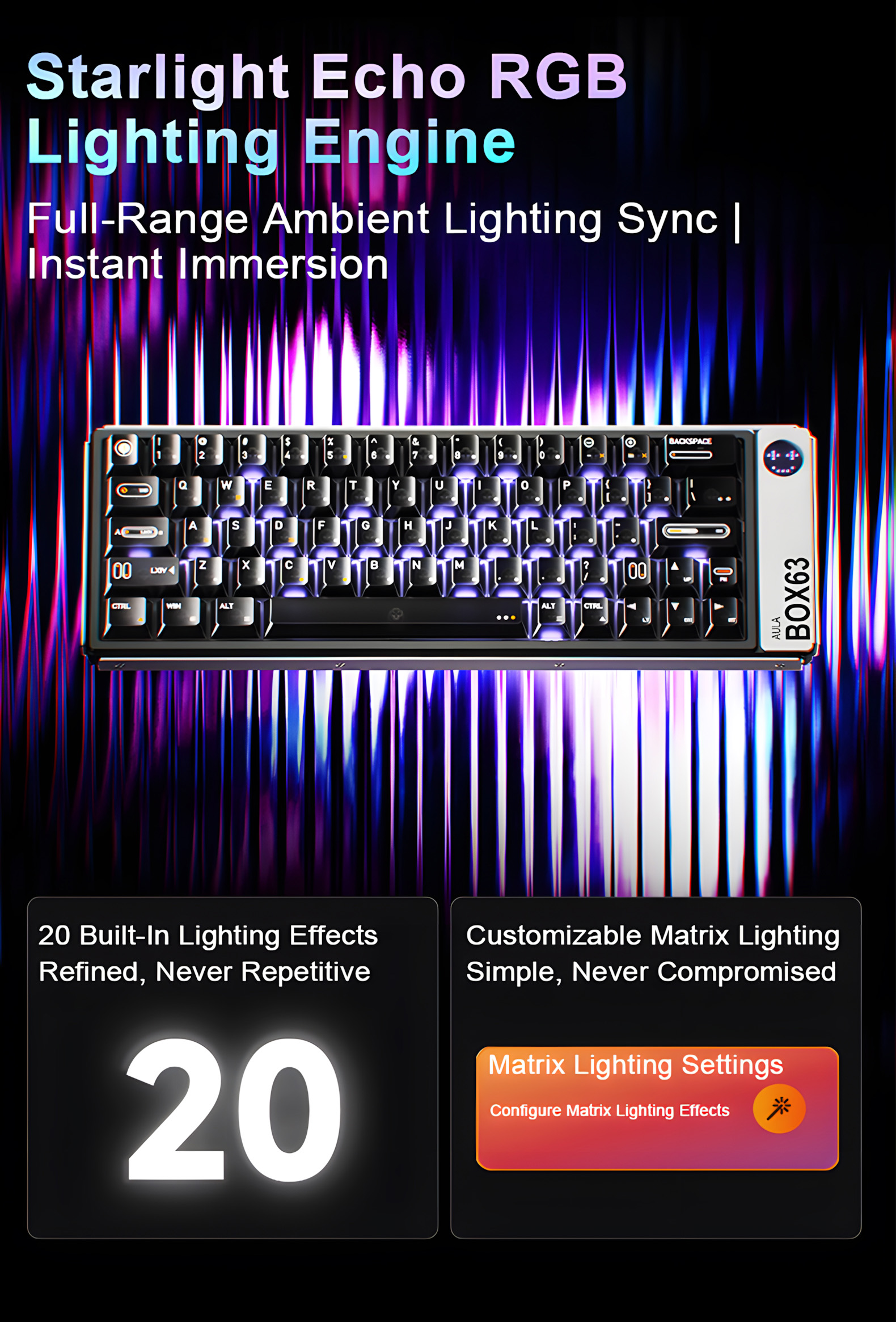 AULA BOX63 Magnetic Switch Keyboard(图18)