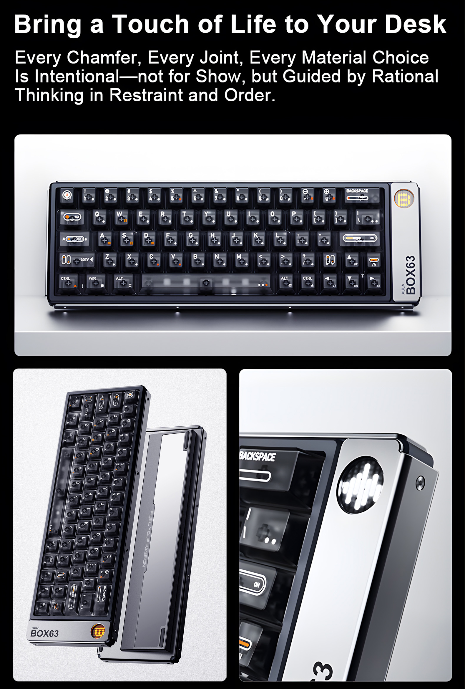 AULA BOX63 Magnetic Switch Keyboard(图20)