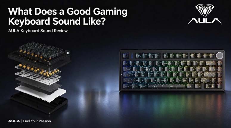 What Does a Good Gaming Keyboard Sound Like? AULA Keyboard Sound Review